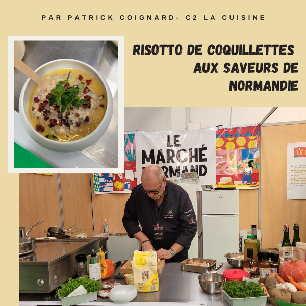 Recette risotto coquilettes saveurs câlines chef Patrick Coignard C2 La Cuisine